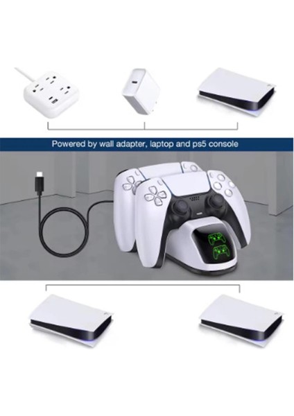Buğz Ps5 Dualsense Şarj Istasyonu Playstation 5 Uyumlu Charging Station indirimleri