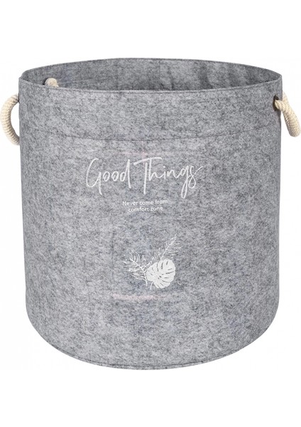 Kulplu Yuvarlak Düzenleyici Çok Amaçlı Kolay Taşınabilen Organizer Keçe Sepet (Mega) 03648 fırsatları