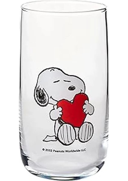 Dükkan Cam Bardak (365 Cc) - Snoppy Kalp