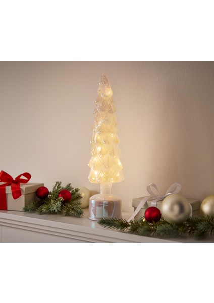 Led’li Döner Dekoratif Ağaç, Cam