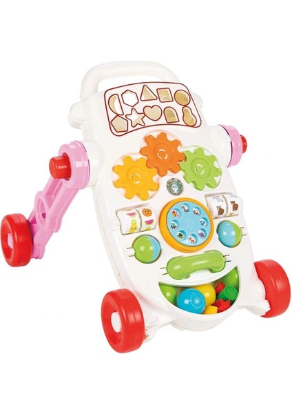 Buğz 07 539 Happy Ilk Adım Arabası Pembe -Pilsan Oyuncak