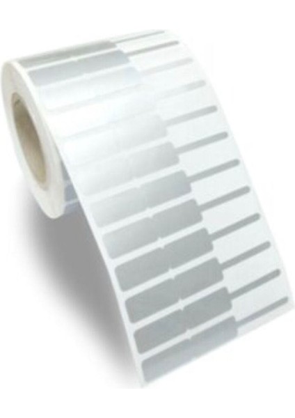 Boş Yapışkanlı Kuyumcu Yüzük Etiketi Gümüş Renk P.p. Opak 72MM x 10MM fiyatları