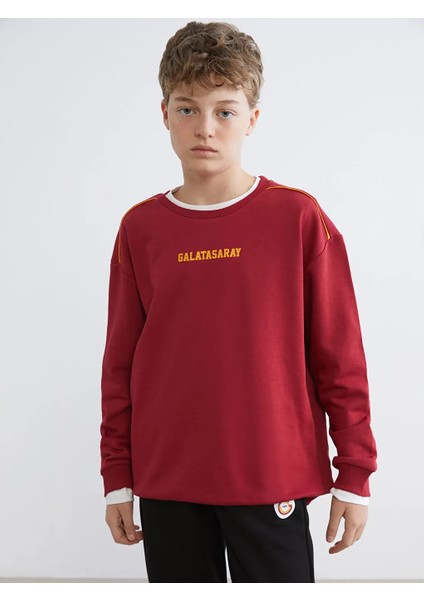 Lcw Kids Kırmızı Galatasaray Baskılı Erkek Çocuk Eşofman Takımı