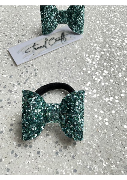 Glitter Payet Parlak Fiyonk 2’li Lastik Toka modelleri