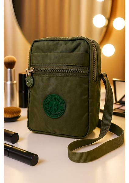 Kadın Krinkıl Ayarlanabilir Askılı Cepli Postacı Omuz Çantası fiyatları