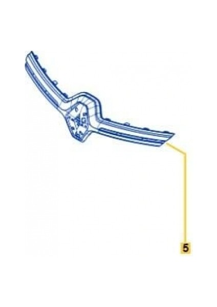 Taliant Ön Panjur Üst Kaplaması 2021- Oem No (623821381R)