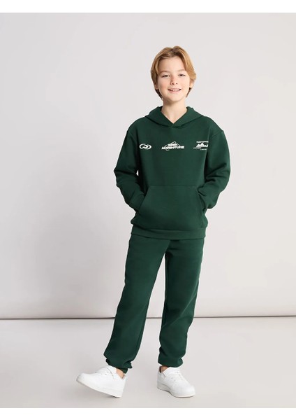 Lcw Kids Yeşil Kapüşonlu Erkek Çocuk Eşofman Takım fiyatları