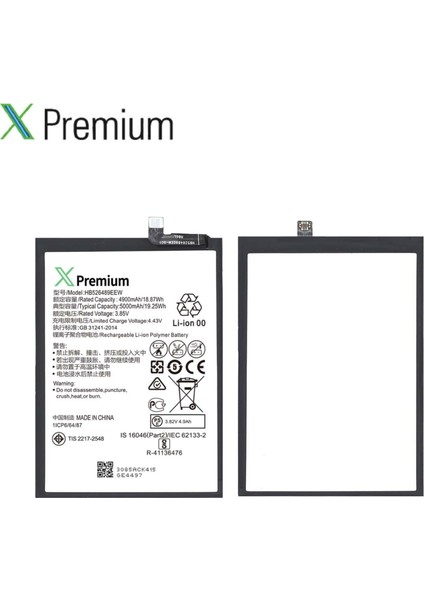 Xpremium Huawei Enjoy 10E Uyumlu Batarya Pil Süper Yüksek Kalite 4900/5000 Mah HB526489EEW fırsatları