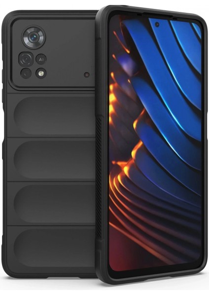 Xiaomi Poco X4 Pro 5g Kılıf Optimum Silikon - Siyah (K95)
