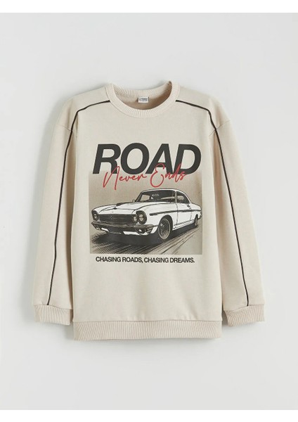 Lcw Kids Bej Baskılı Erkek Çocuk Sweatshirt ve Eşofman Altı fiyatları