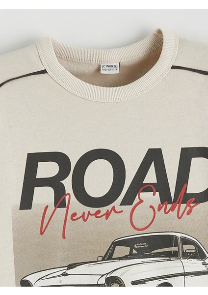 Lcw Kids Bej Baskılı Erkek Çocuk Sweatshirt ve Eşofman Altı modelleri