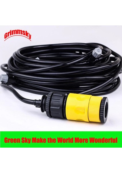 Veranda Sera Havuz Alanları Su Sisi Sistemi Dış Mekan Soğutma Kiti 10 Metre