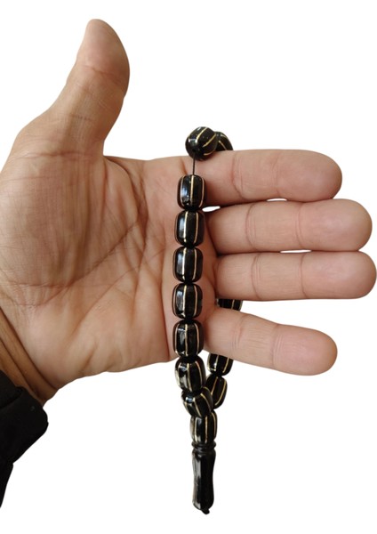 Pirinç Yarma Işlemeli Maskot Efe (Stres) Tesbih Iri Taneli Kapsül Kesim 13X15 mm modelleri