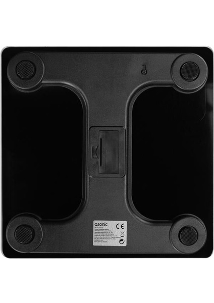 Asonic BS260 Siyah 260X260 mm Dijital Bluetooth Baskül (2*aaa Pil Hediyeli) modelleri