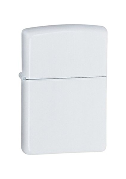 Regular Beyaz Mat Çakmak Rüzgar Geçirmez Taşınabilir Tasarım ile Kullanım Kolaylığı