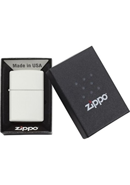 Regular Beyaz Mat Çakmak Rüzgar Geçirmez Taşınabilir Tasarım ile Kullanım Kolaylığı fırsatları