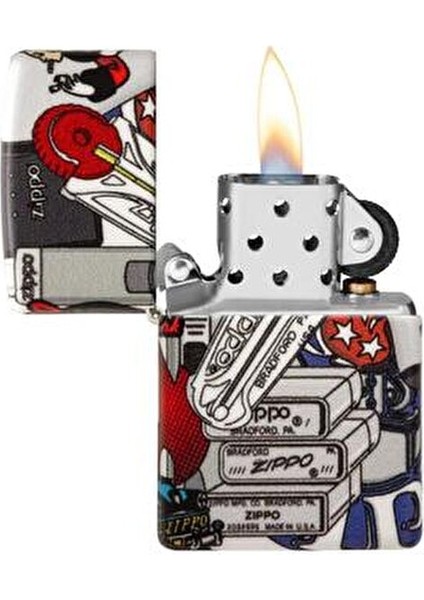 I Spy Çakmak Rüzgar Geçirmez Tasarım 540 Beyaz Mat Premium Malzeme