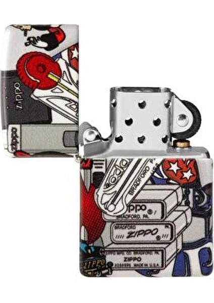 I Spy Çakmak Rüzgar Geçirmez Tasarım 540 Beyaz Mat Premium Malzeme