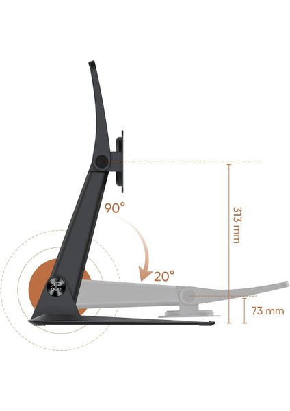 ACS15 Ergo Stand Yükseklik ve Açı Ayarlı Tablet Standı indirimleri