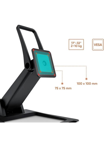ACS15 Ergo Stand Yükseklik ve Açı Ayarlı Tablet Standı