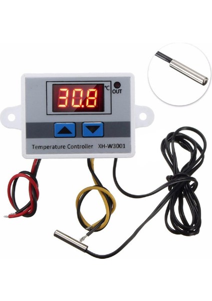 Dijital Sıcaklık Kontrol Termostatı 12V Isıtma Soğutma