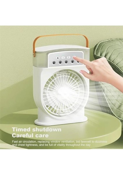 Şarjlı Mini Buharlı Hava Soğutucu, Taşınabilir Portatif Mobil Sulu Klima, 3 Rüzgar Hızı, 3 fiyatları