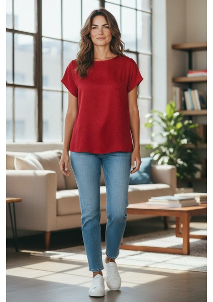 Büyük Beden Saten Yan Yırtmaçlı Kadın Bluz modelleri