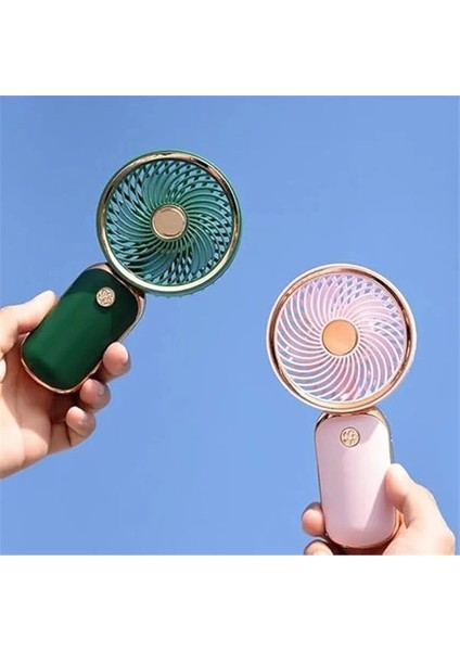 Mini El Fanı Şarjlı Taşınabilir, USB Şarjlı Mini Fan, El Tipi Yaz Fanı, Sessiz ve Güçlü El fırsatları