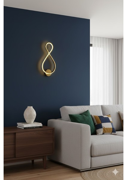 Absense-A Dekoratif Duvar Aplik Siyah 6500K fiyatları