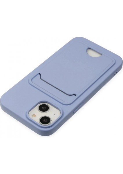 iPhone 14 Plus Kılıf Kelvin Kartvizitli Silikon - Lila (K95) indirimleri