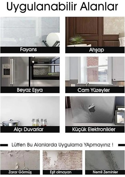 Mermer Desenli Yapışkanlı Folyo - Beyaz, 60 cm x 5 M - Mutfak Tezgahı ve Dolap Kaplama fırsatları