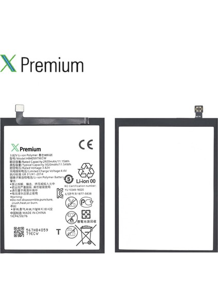 Xpremium Huawei Y6 Pro 2019 Uyumlu Batarya Pil Süper Yüksek Kalite 2920 Mah HB405979ECW fırsatları
