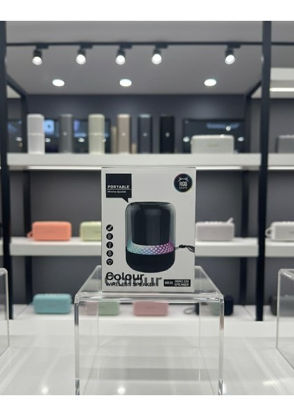 LED Işıklı Bluetooth Rgb Şarjlı Hoparlör Çok Fonksiyonlu Speaker