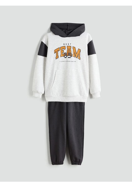 Lcw Kids Gri Kapüşonlu Erkek Çocuk Eşofman Takım fiyatları