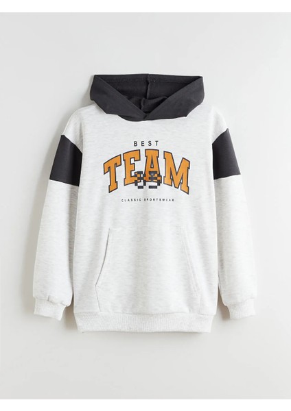 Lcw Kids Gri Kapüşonlu Erkek Çocuk Eşofman Takım modelleri