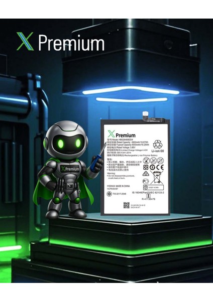 Xpremium Huawei Y6PRIME 2020 Uyumlu Batarya Pil Süper Yüksek Kalite 4900/5000 Mah HB526489EEW modelleri