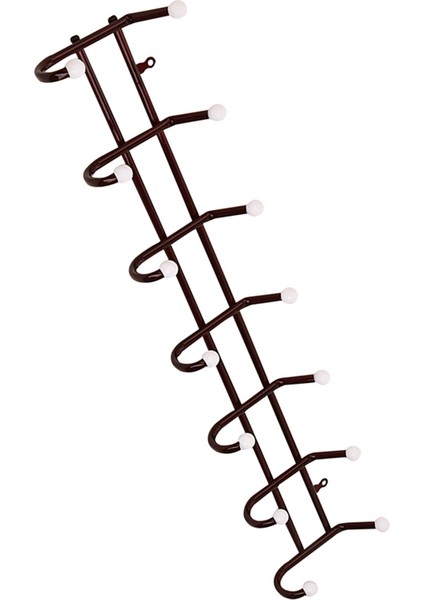 2 Adet Kapı Arkası Metal Askı Sağlam 6lı Askılık 2 Adet 10 Kg+ Taşır