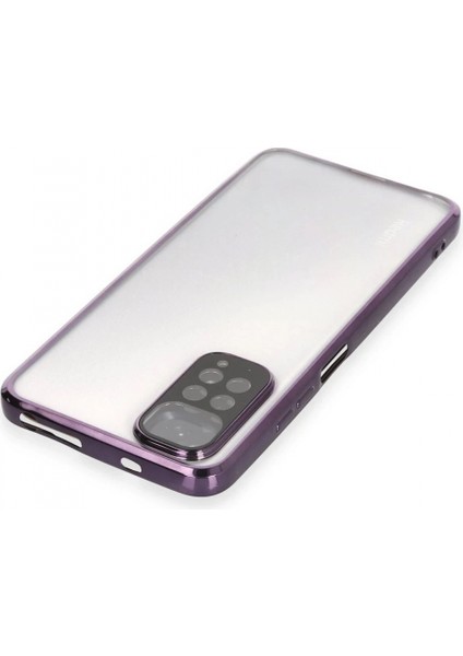 Xiaomi Redmi Note 11 Kılıf Razer Lensli Silikon - Mor (K95) modelleri