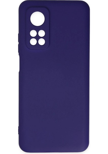 Xiaomi Mi 10T Kılıf Nano Içi Kadife Silikon - Mor (K95)