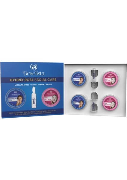 Gül Özlü Yüz Bakım Seti (Hydrix Rose Facial Care) 2’li Set fırsatları