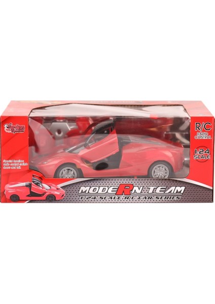 RG-1382-9-11 Kumandalı Kapıları Açılabilir Işıklı Spor araba 1:24 Vardem Oyuncak