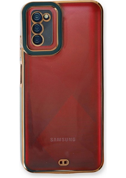 Samsung Galaxy A03S Kılıf Liva Lens Silikon - Yeşil (K95) fiyatları