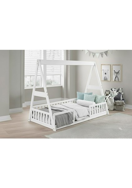 Piramit House Montessori Karyola: Çocuğunuzun Hayallerindeki Güvenli Ev! 90X190 1.sınıf Mdf modelleri