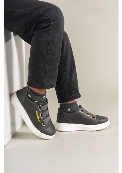 1007 - Montana Çocuk Ayakkabı Antrasıt