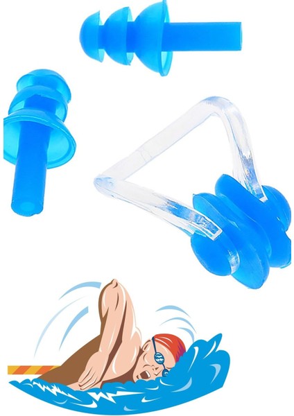 Kulak Burun Tıkayıcı Havuz Deniz Su Kaçma Önleyici Engelleyici Set fiyatları