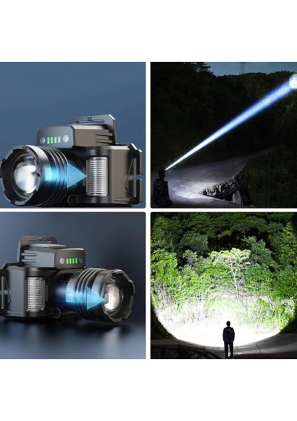 Buğz Sensörlü Cree Tg LED Şarjlı Kafa Lambası WT-625