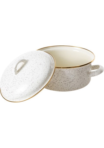 Vıntage Enamel Derin Tencere 18 cm modelleri