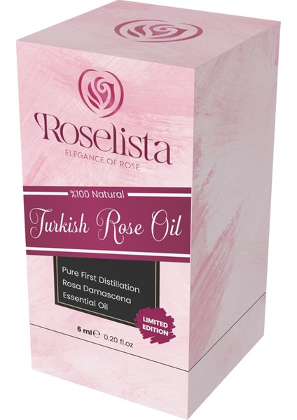 Saf Türk Esansiyel Gül Yağı (Turkish Rose Essential Oil) %100 Doğal 6 ml