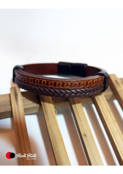 El Yapımı Deri Bileklik MODEL.6212-2