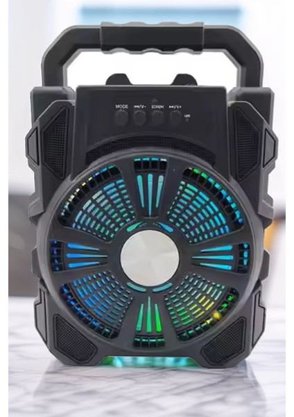 Bluetooth Hoparlör Yüksek Sesli Güçlü Bass LED Işıklı Çalışma Odası Hoparlör Bt/aux/usb Hoparlör